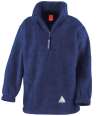 RS33B R33J/Y Result Kids/Youths Zip Neck Polartherm™ Fleece Royal Blue colour image